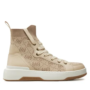 Botki Guess FLPMNN FAL12 Beżowy - Botki damskie - miniaturka - grafika 1