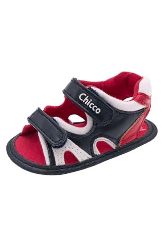 Chicco Sandały z podwójnym rzepem, dla dzieci 0-24, 17 EU, Niebieskie, 17 EU