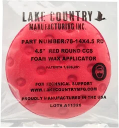 Lake Country Red CCS Foam Applicator - Aplikator z delikatnej pianki, 114mm - Akcesoria do mycia samochodu - miniaturka - grafika 1