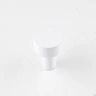 Klamki - Gałka meblowa Luciola 20 Aluminiowa biała - miniaturka - grafika 1