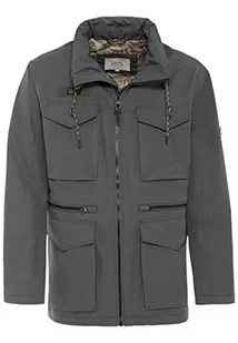 camel active Męska kurtka 420514/1O21, szary (Shadow Grey), 25, szary (shadow grey) - Kurtki męskie - miniaturka - grafika 1