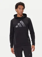 Bluzy męskie - adidas Bluza Game & Go Training Big Logo JM3050 Czarny Regular Fit - miniaturka - grafika 1