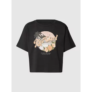 Koszulki i topy damskie - T-shirt krótki z nadrukiem z logo - Rip Curl - grafika 1