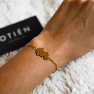 Bransoletki - Bransoletka Puzzle złota na prezent - miniaturka - grafika 1