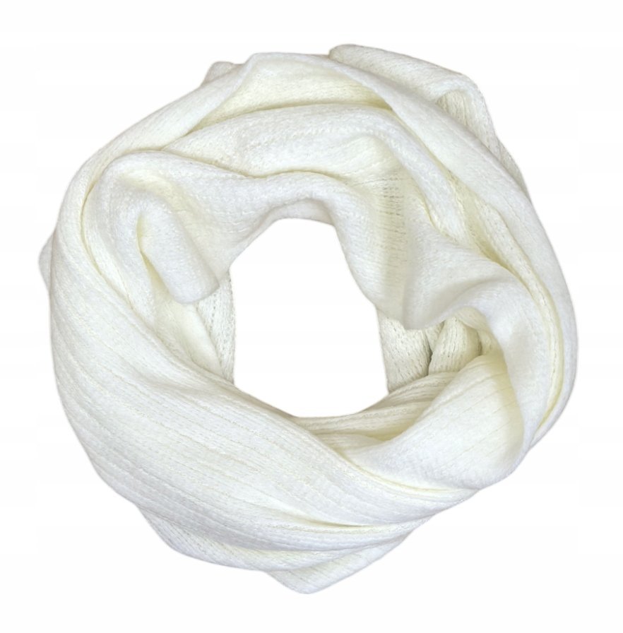 OVS PODWÓJNY KOMIN DAMSKI TUBA JESIEŃ / ZIMA BIAŁY ROZM. UNIWERSALNY