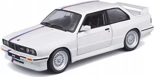 Bmw M3 (E30) 1986 1:24 Model Bburago 21100 White - Samochody i pojazdy dla dzieci - miniaturka - grafika 1