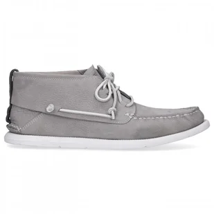 UGG Botki BEACH MOC CHUKKA szary - Botki damskie - miniaturka - grafika 1