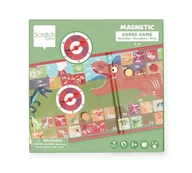 Gry planszowe - Gra magnetyczna Gęś ze spinnerem Dinozaury Scratch - gra - miniaturka - grafika 1