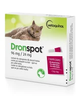 Artykuły przeciw pasożytom - Bayer Dronspot dla dużych kotów 5-8kg  przeciwko pasożytom 2 x 1,12ml - miniaturka - grafika 1