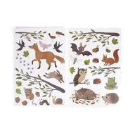 Zestawy naczyń dla dzieci - Filibabba Naklejki ścienne Forest Friends - miniaturka - grafika 1