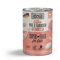 Mokra karma dla kotów - MAC's mokra karma dla kociąt Indyk i królik 12x400 g - miniaturka - grafika 1