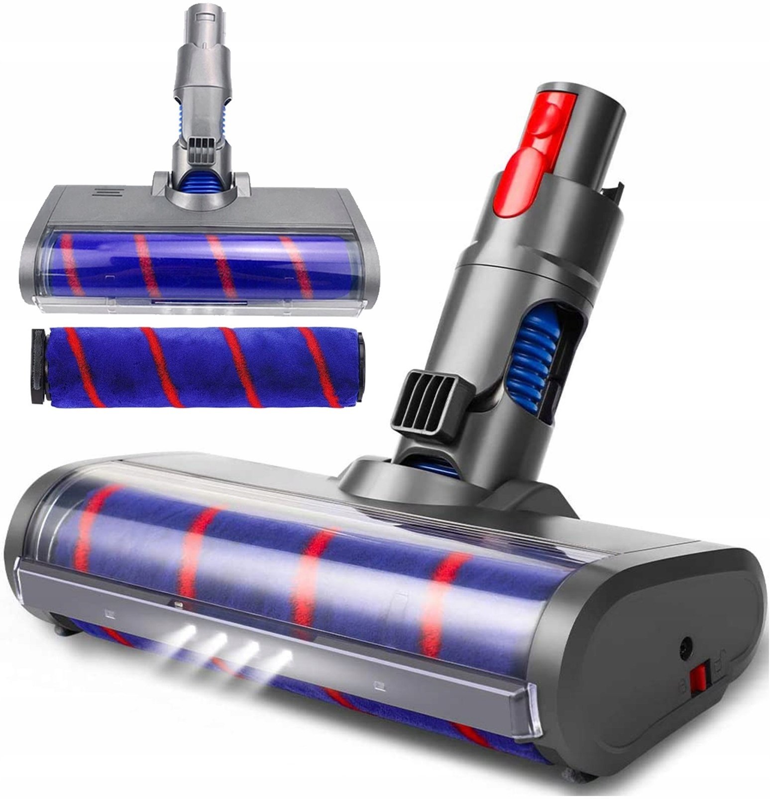 TURBO SZCZOTKA MIĘKKA LED DO ODKURZACZ DYSON V7 V8 V10 V11 V15