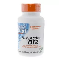 Suplementy naturalne - Doctor's Best Doctor's Best Fully Active B12 1500 mcg - 60 kapsułek - miniaturka - grafika 1