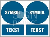 Tablice BHP - TD Systems ZN069 - Znak na zamówienie Wzór E-006 1000x750 - miniaturka - grafika 1