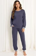 Piżamy damskie - Piżama damska typu homewear granatowa 718, Kolor granatowy, Rozmiar S, Regina - Intymna - miniaturka - grafika 1