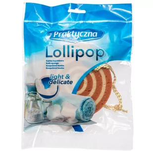 2x Gąbka Praktyczna Lollipop - Rękawice i gąbki do kąpieli - miniaturka - grafika 5