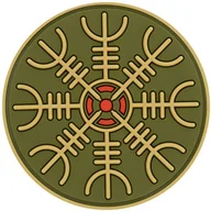 Odzież taktyczna i umundurowanie - Naszywka M-Tac Hełm Grozy 3D PVC - Oliwkowa (51221001) - miniaturka - grafika 1