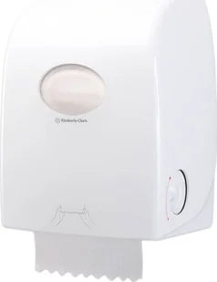 Aquarius Kimberly-Clark Aquarius - Dozownik do ręczników w roli, manualny - Biały - Dozowniki papieru i mydła dla firm - miniaturka - grafika 1