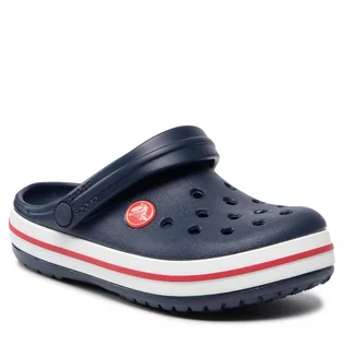 Buty dla chłopców - Klapki Crocs - Crocband Clog K 207006 Navy/Red - grafika 1