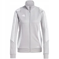 Bluzy damskie - Bluza damska adidas Tiro 24 Training szara IR9500 XS - miniaturka - grafika 1