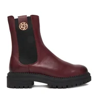 Botki damskie - Sztyblety MEXX CEO-MX/027C-RST Bordowy - miniaturka - grafika 1