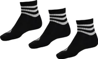 Skarpety termoaktywne - Adidas Skarpety adidas 3-Stripes Cushioned Sportswear Mid-Cut Socks 3 Pairs czarne IC1317 37-39 - miniaturka - grafika 1