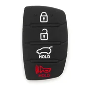 Etui na klucze - GUMKA GUMOWE 4 PRZYCISKI DO KLUCZYKA PILOTA HYUNDAI KIA HOLD - miniaturka - grafika 1