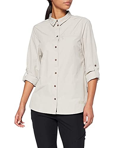 Jack Wolfskin Damska koszula Lakeside Roll-up szary Dusty Grey XS