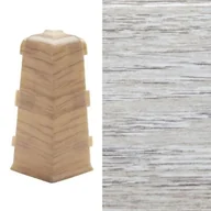 Listwy przypodłogowe - Arbiton Narożnik zewnętrzny do listwy LARS (1 sztuka) dąb skandynawski - miniaturka - grafika 1