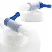 Kanistry - Kranik kran do kanistrów baniaków pojemników na wodę 60 mm nakrętka Din 61 - miniaturka - grafika 1