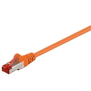 Goobay 95582 CAT 6 patch cable S FTP (PiMF) orange 1.5 m 95582 - Adaptery i przejściówki - miniaturka - grafika 1