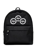 Plecaki - Hype Plecaki szkolne na co dzień dla dzieci chłopców dziewcząt mężczyzn i kobiet, Czarna odznaka 3, Rozmiar Uniwersalny - miniaturka - grafika 1