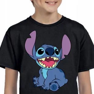 104 KOSZULKA LILO I STITCH BAJKA 3202 CZARNA - Moda i Uroda OUTLET - miniaturka - grafika 1