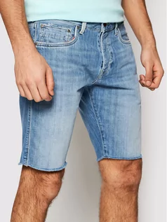 Spodenki męskie - Pepe Jeans Szorty jeansowe Stanley PM800853 Niebieski Regular Fit - grafika 1