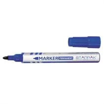 Starpak Marker Permanentny, niebieski - Przybory szkolne - miniaturka - grafika 1