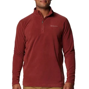 Bluza Columbia Klamath Range II Half Zip 1352472682 - czerwona - Bluzy sportowe męskie - miniaturka - grafika 1