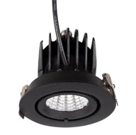Lampy ogrodowe - Regulowana lampa wpuszczana RUBIO H0133 Maxlight LED 10W 3000K okrągła czarny - miniaturka - grafika 1