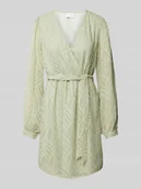 Sukienki - Sukienka mini z wiązanym paskiem model ‘MALIANA’ - miniaturka - grafika 1