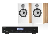 Zestawy stereo - Rotel A14 MKII (czarny) + 606 S3 (dąb) - miniaturka - grafika 1