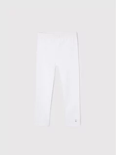 Legginsy - Mayoral Legginsy 748 Biały Slim Fit - grafika 1