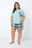 Piżamy damskie - Piżama damska krótki rękaw, krótkie spodnie Sandra - Italian Fashion - miniaturka - grafika 1