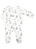 Pajacyki dla niemowląt - Chłopięcy Pajac bawełniany Biały, Nicol,r.62 - miniaturka - grafika 1