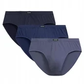 Majtki męskie - SLIPY MĘSKIE bawełniane klasyczne 3-pack 3MP-202 wygodne Atlantic *M - miniaturka - grafika 1