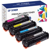 Tonery zamienniki - Gp Toner 4x TONER DO HP CC530 CE410 CF380 CC531 CE411 CF381 CC532 CE412 CF382 CC533 CE413 CF383 CP2020 CP2025 CM2320 - GP-H534A/414X/384X CMYK ZESTAW GP-H534A/414/384 CMYK - miniaturka - grafika 1
