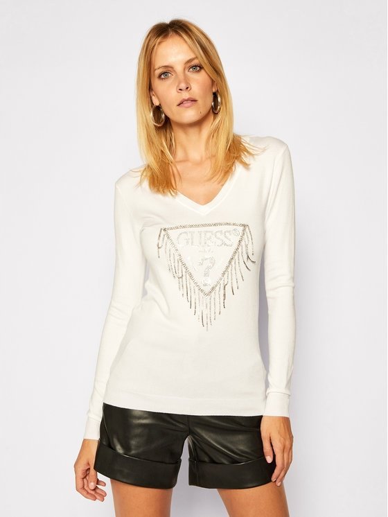 Guess Sweter Z Długim Rękawem Logo M 1A4G5_A2*