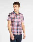 Koszule męskie - Lee Western Ss Koszula Męska Shirt Blueprint L641Czlh-M - miniaturka - grafika 1