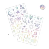 Zabawki kreatywne - Djeco Tatuaże Opalizujące Talizmany DJECO - miniaturka - grafika 1