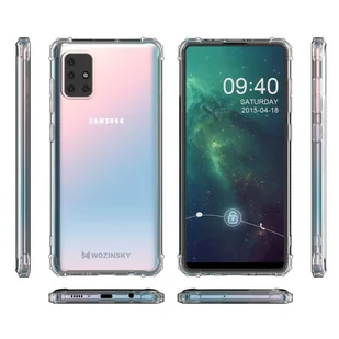 Wozinsky Anti Shock pancerne etui do Samsung Galaxy M51 przezroczysty - Etui i futerały do telefonów - miniaturka - grafika 9