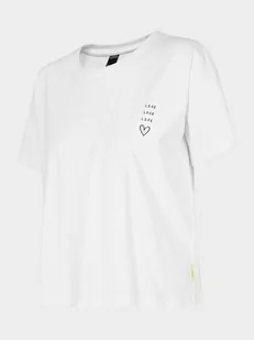 Outhorn, T-shirt damski, TSD606, biały, rozmiar M - Koszulki i topy damskie - miniaturka - grafika 1