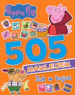 Peppa Pig. Jak w bajce. 505 naklejek. Część 3 - Kolorowanki, wyklejanki - miniaturka - grafika 1